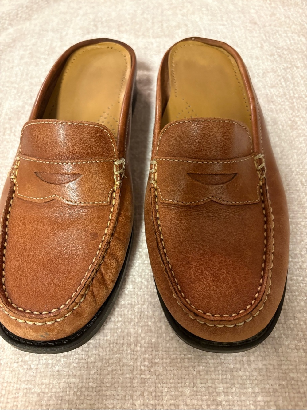 Women’s BASS Peggy Slip-On Penny Loafers in Brown‎ Size 8M